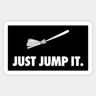 Jump the Broomstick Sticker